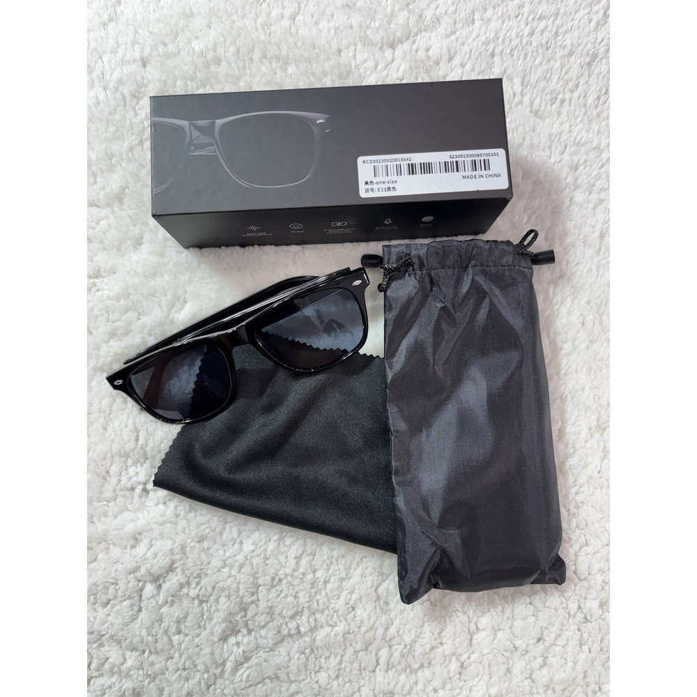 Bluetooth Smart Glasses Audio Sunglasses w/ Mic Touch Control — New Sealed - Picture 2 of 6